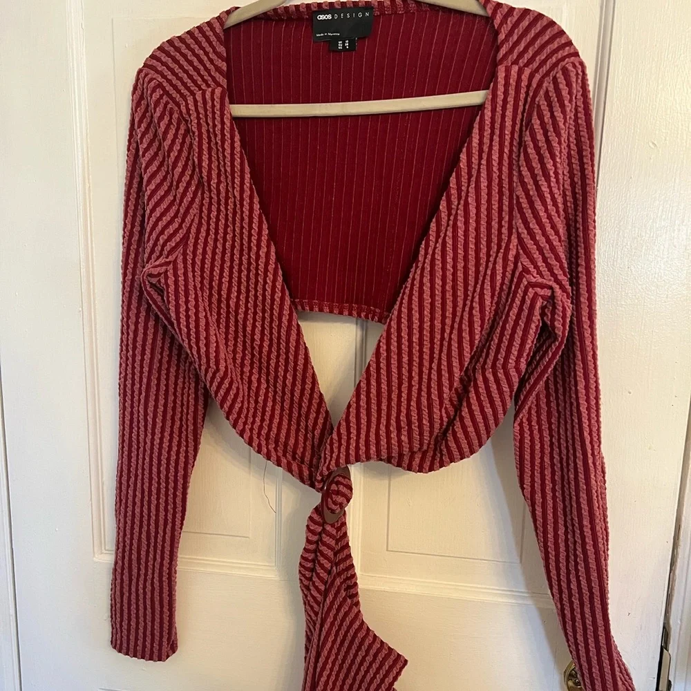 Long sleeve two toned maxi dress - Picture 4 of 8